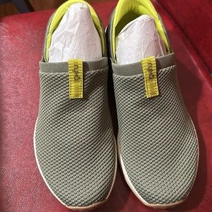 Ryka Womens Echo Ease Green Walking Shoes Size 10 Wide (C,D, W)